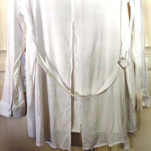 Spanx Faux Leather Leggings, Animal Print, White, Red Tops, 4 Piece, Sz Large - Picture 7 of 16